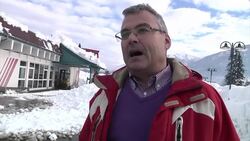 Flooding in Slovenia and heavy snow in Austria cause winter chaos News Clip