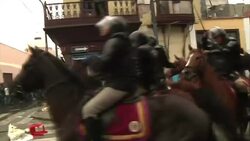 University students clash with police in resistance to new education law News Clip