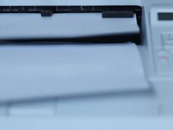 Photocopier printing documents HD Stock Footage