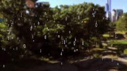 digital data stream symbolizing global business network. financial economy growth concept background Stock Footage