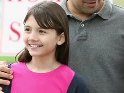 CU TD Family Shaking Hands with Realtor in Front of New Home For Sale / Richmond, Virginia, USA Stock Footage