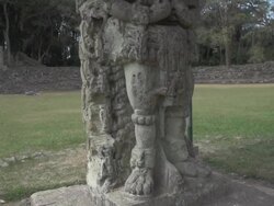 Mayan Sculpture Stock Footage
