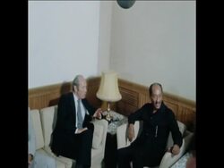 SYND 1 10 78 US MIDDLE EAST ENVOY TALKS TO PRESIDENT SADAT AND HOLDS A NEWS CONFERENCE IN CAIRO News Clip