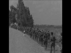 SYND 1 6 67 ISRAELI DEFENCE PREPARATIONS News Clip