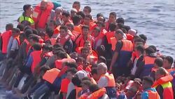 Migrants rescued from Mediterranean by MOAS News Clip