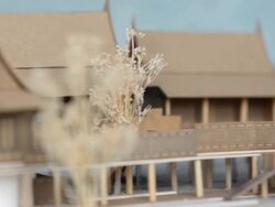 in front of thai house style model Stock Footage