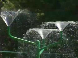 Water Park Sprinkler Stock Footage