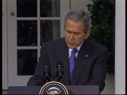 Palestinian leader and Pres Bush hold presser at WHouse Instructional Video
