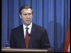 USA: WILLIAM COHEN KOSOVO CRISIS PRESS CONFERENCE Instructional Video