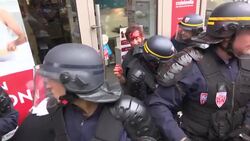 Protesters clash with Paris police over labour law News Clip