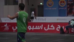 Sports fans go indoors to beat the heat News Clip