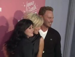 Shannen Doherty, Jennie Garth, Ian Ziering at CMT's Jennie Garth: A Little Bit Country Launch And 40th Birthday Celebration Stock Footage