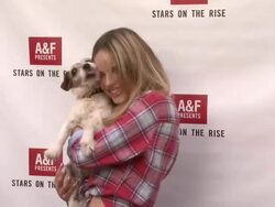 Halston Sage at Abercrombie & Fitch Presents Their 2013 Stars On The Rise Stock Footage