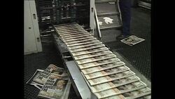 Daily Mirror printing press after Maxwell death News Clip