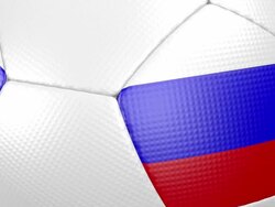 soccer ball Russia Stock Footage