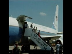 SYND 16-10-71 CALIFORNIA GOVERNOR, RONALD REAGAN, ARRIVES IN SAIGON Instructional Video