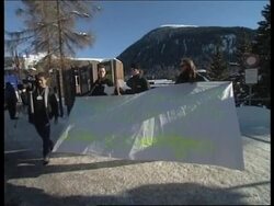 SWITZERLAND: DAVOS: WORLD ECONOMIC FORUM (2) News Clip