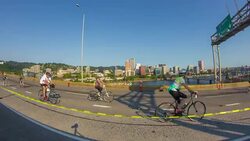 Portland Bridge Pedal Stock Footage
