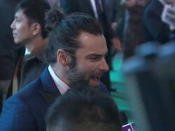Aidan Turner at 'The Hobbit: The Battle of the Five Armies' World Premiere Stock Footage