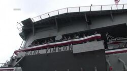 VOICED : EEUU envia a la peninsula coreana un portaviones y su flota News Clip