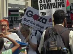 Stop The War Rally in London News Clip