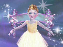 Ballerina Title card Stock Footage