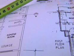 building plans Stock Footage