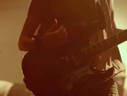 Teenager girl playing guitar on the stage in the nightclub, Delhi, India Stock Footage