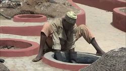CLEAN : Nigerias dye pits keep ancient tradition News Clip