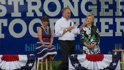 Clinton: Trump's Rhetoric is Dark, Pessimistic News Clip