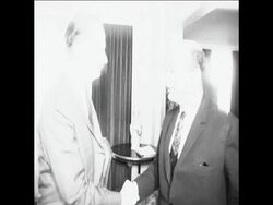 SYND 9 4 68 EGYPTIAN FOREIGN MINISTER RIAD MEETS JARRING AND AL-RIFAI IN CAIRO Instructional Video