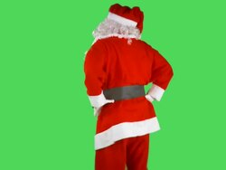 T/L Dancing Santa Claus Stock Footage