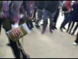 Olivia Palermo, Johannes Huebl arrive at the Valentino show during Paris Fashion Week Celebrity Arrivals on March 4, 2014 in Paris, France. Stock Footage