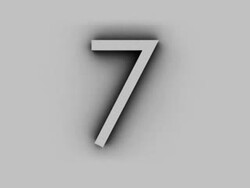 Countdown grey Stock Footage