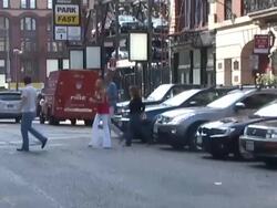 Sheryl Crow (second from left) Greenwich Village at the Celebrity Sightings in New York at New York NY. (Footage by WireImage Video/GettyImages) Stock Footage