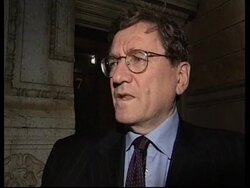 Former US UN Ambassador reacts to reports of Milosevic's arrest. News Clip