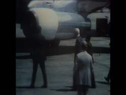 SYND 30-1-73  VICE-PRESIDENT OF US, SPIRO AGNEW, ARRIVES IN SAIGON News Clip