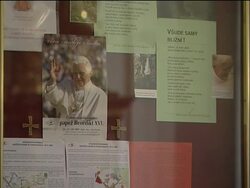 Pilgrims pour into central Prague ahead of Pope visit News Clip