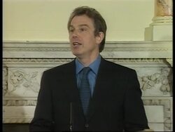 UK: PM BLAIR COMMENTS ON NEW IRISH ASSEMBLY News Clip