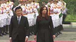 Visiting Argentine President meets Vietnam's leaders Instructional Video