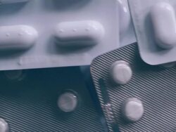 Pill packets Stock Footage