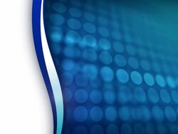 Blue background with banner. Loop. Stock Footage