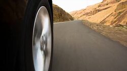 Driving Low angle shot Stock Footage