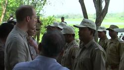 The Duke and Duchess of Cambridge Talk to Rangers at Kaziranga National Park News Clip