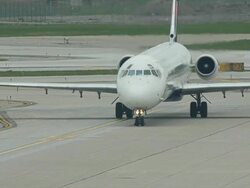 Detroit Metro Airport Ranks 12 in North America Stock Footage