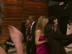 Sidney Poitier at the 2014 Vanity Fair Oscar Party Hosted By Graydon Carter Stock Footage