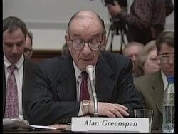 USA: FEDERAL RESERVE CHAIRMAN GREENSPAN (2) News Clip