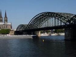 General View Of Cologne Stock Footage