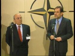 Belgium - Albania calls for NATO troops News Clip