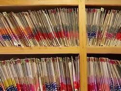 Health Records in a Medical Office Stock Footage